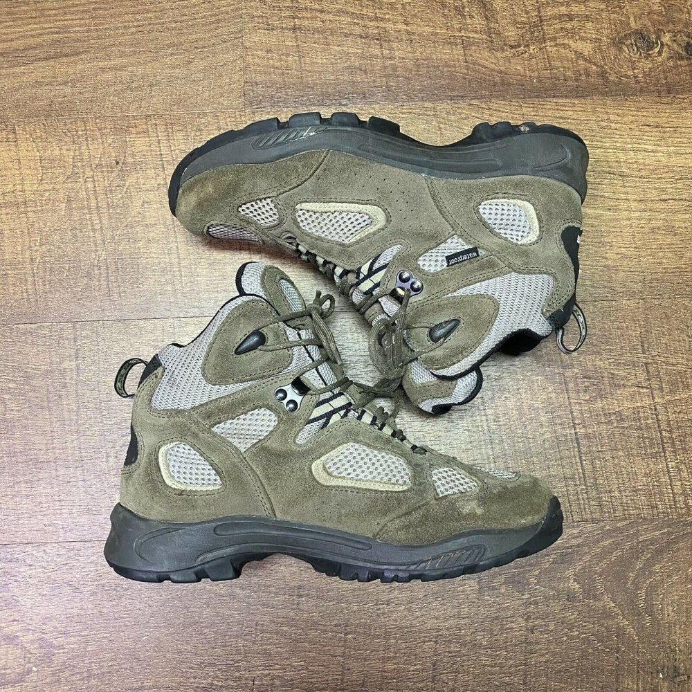 Kids Childrens Vasque Breeze Waterproof Hiking Boots Size 6 M GUC Brown Tan